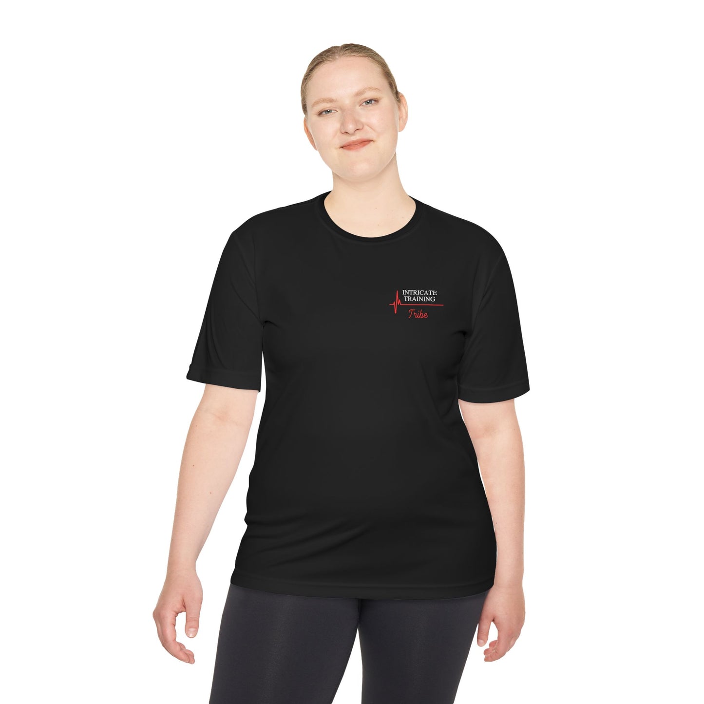 Unisex Moisture Wicking Tee - Train Recover Inspire Believe Empower Performance Shirt