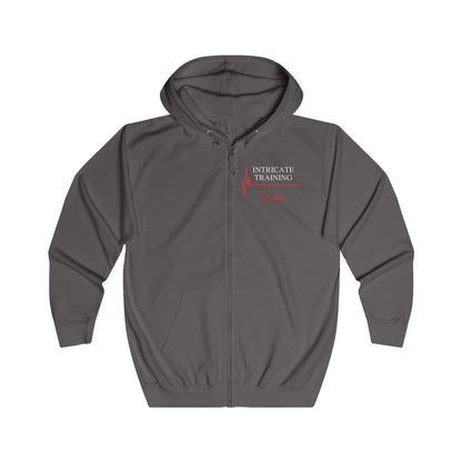 Unisex Full Zip Hoodie - Intricate Training Tribe - Never Give Up